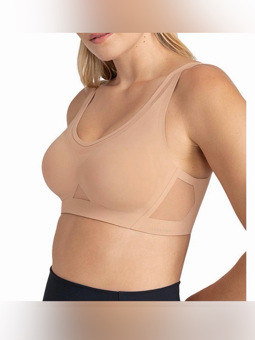 Honeylove CrossFlex Wireless Activity Sports Bra Sand NWT Size XL